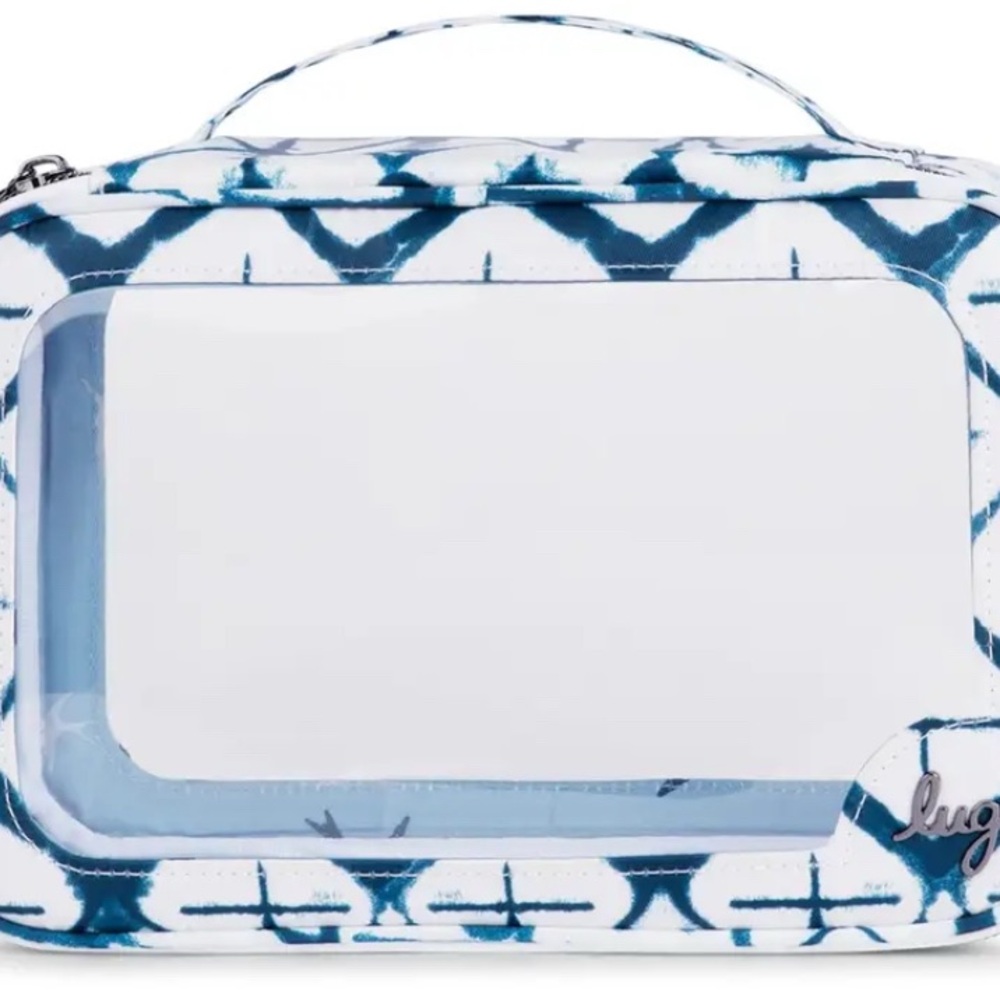 Lug Clear Zip Storage Pouch DiamondWhite New